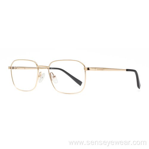 Unisex Square Titanium Optical Eyeglasses Frame Eyewear